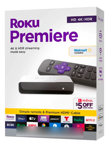 Reproductor De Streaming Roku Premiere 4k Hdr