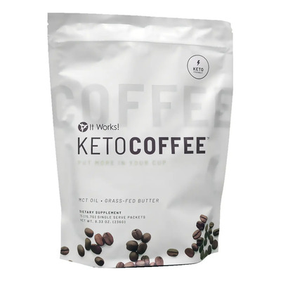 ItWorks! | Keto Coffee | Café Tostado| Café + vitaminas | 15pz | Meses sin interés