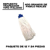 Repuesto De Mechudo Con Caperuza Plastica Tipo Italiano 