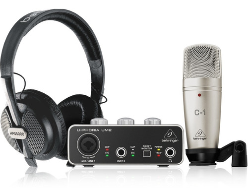 Sistema Behringer Grabacion U-phoria Studio Meses S/i