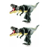 2 Piezas Juguetes Dinosaurio Zazaza, Trigger T Rex 1
