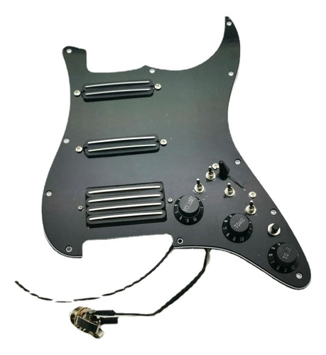 Cableado De Pastillas Ssh Humbucker Negras Para Guitarra