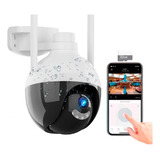 Camara Wifi De Seguridad Ptz Redonda 360º Exterior + Sd 32gb