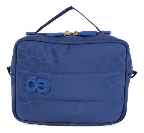 Cosmetiquera Cloe Unisex Mediana Textil Con Redpocket Color Azul Marino