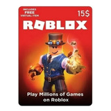 Roblox 15$ Tarjeta De Regalo Entrega Rapida