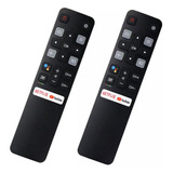 2×control Remoto Por Voz Rc802v Fnr1 Para Tcl Android Smart