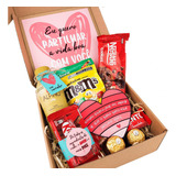 Cesta Box Presente Namorados Esposa Marido Chocolate Amor
