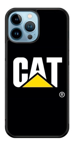 Funda Protector Para iPhone Caterpillar Logo Negro