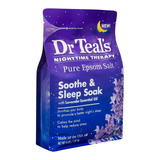 Dr Teals Epsom - Solución De Remojo De Baño De Sal - Calma Y