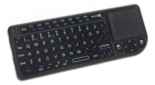 Teclado Negro Tv Keyboard Touchpad Rii® Mini X1 Mouse