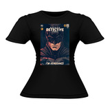 Polera Mujer Algodón Dc Comics Batman Detective