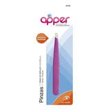 Pinza Para Depilar Con Brillo Apper A440 Color Rosa