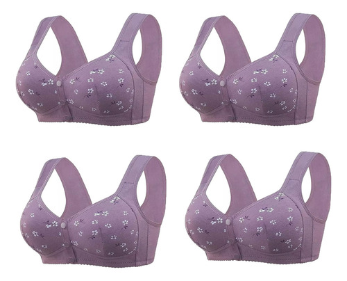 4pcs Lencería Femenina Ropa Interior Tallas Grandes