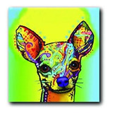 Enjoy It Pet Magnet, Chihuahua Featuring The Pop Art Of Dean