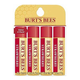 Burt's Bees Bálsamo Labial Hidratante 100% Natural, Fresa C