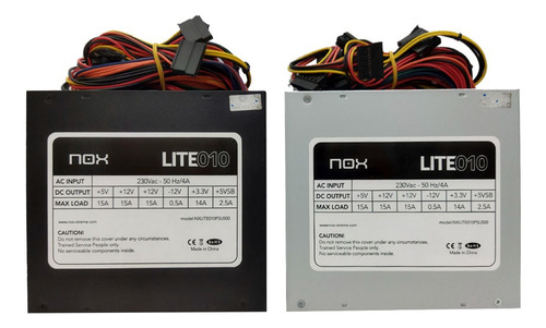 Fonte De Alimentação Para Computador Desktop 500w Nox Lt 010