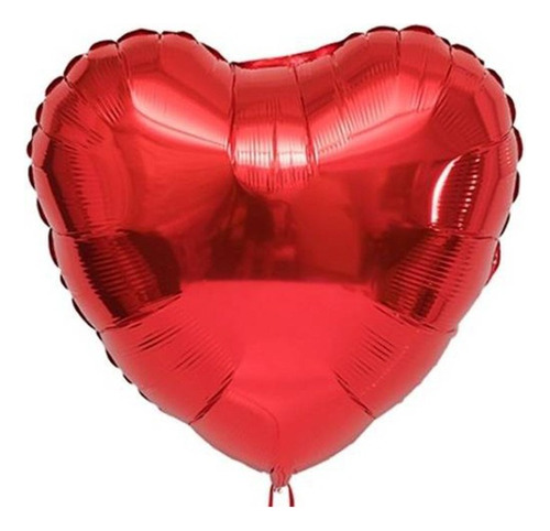 50 Balão Coração Vermelho 22cm Decoração Centro Mesa Festa