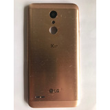 Tapa Trasera  Para LG K11 Plus + Lente Camara Gold Original