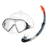 Kit Mergulho Speedo Mascara E Snorkel Belize Ii Preto - 6178