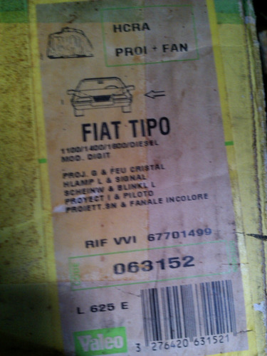 Faro Izquierdo Fiat Tipo Foto 3