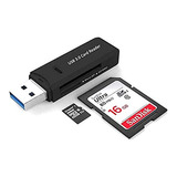 Lector Micro Sd Usb 3.0 Para Pc Portátil Mac Windows Linux