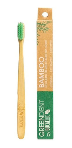 Cepillo De Dientes Bambú Biodegradable Green Dent 1un Dental