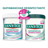 Sanytol Desinfectante Quitamanchas Ropa Blanca Y Color 450g