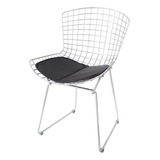 Silla Bertoia Cromada Comedor Cocina Hierro 