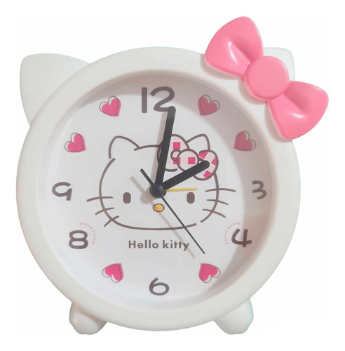 Reloj Despertador De Escritorio Gatita 