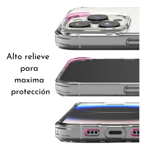 Estuche Forro Rígido Transparente Para Celular