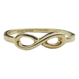 Anillo Infinito Liso Oro 10k  