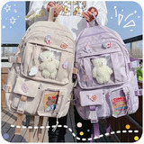 Mochila Escolar Impermeable Estilo Kawaii 17 In P/estudiante