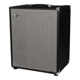 Amplificador Fender Rumble Series 500 Transistor Para Bajo De 500w Color Negro/plata 220v