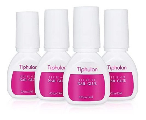 Pegamentos Para Uñas - Tiphulan Brush On Nail Glue (60ml) Fo