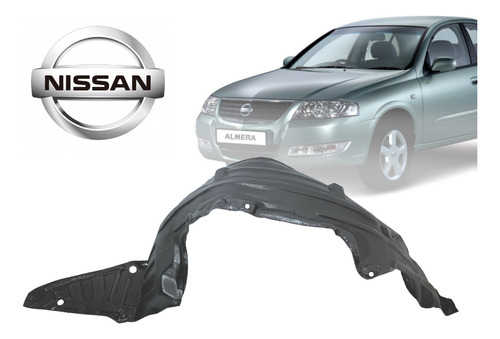 Guardabarro Para Nissan Almera 2007 Y 2008 Derecho Foto 2