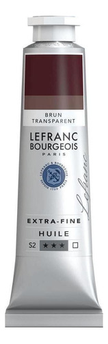 Tinta Óleo Lefranc Extra Fine 40ml S2 110 Transparent Brown