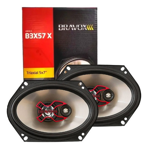 Alto Falante 5x7 Polegadas Bravox B3x57x 100w Rms