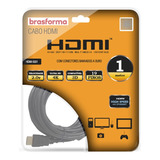 Cabo Hdmi 4k Ultra Hd - 1 Metro - Brasforma