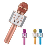 Micrófono Karaoke Wster Ws-1816 Para Niñas Y Niños