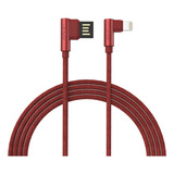 Cable Usb Para iPhone Cordon Reforzado 2,4a