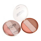 Paleta 3 Em 1 Multi Face Vivai. Blush, Contorno E Iluminador