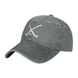 Gorra De Béisbol Unisex De Hockey Sobre Césped, Algodón Vint