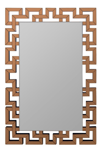 Espejo Decorativo Borde Dorado Romano 80x120cm Xxl