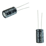 50x Capacitor Eletrolítico 470uf X 35v 105º Kit C/ 50 Peças