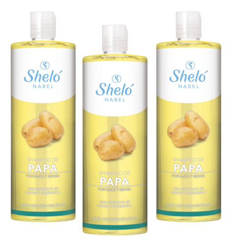  Shampoo De Papa Shelo Nabel® 950ml. 2 Piezas