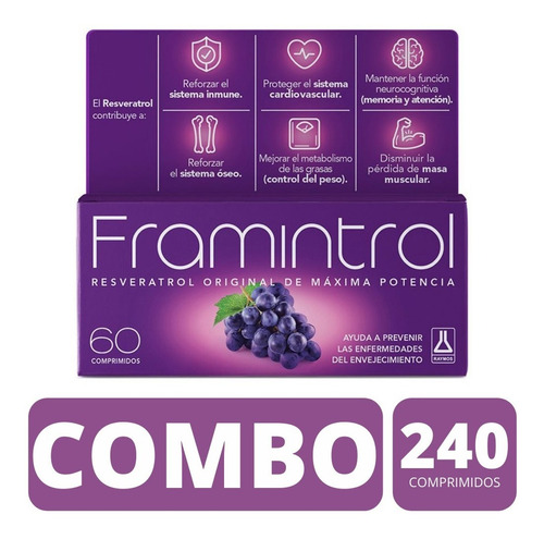 Framintrol 60 Comprimidos X 4unidades - Farmacia Alberdi