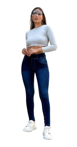 Jeggings Pantalon Jean Calza Sin Botón Varios Talles Ldv