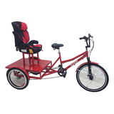 Triciclo Butaca Trasera Para Personas Con Movilidad Reducida