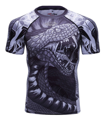 Polera Deportiva De Compresión Primera Capa Rashguard Cobra