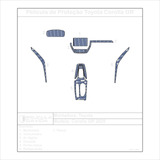 Pelicula Proteção Kit Full Corolla Gr Antiriscos Brilho